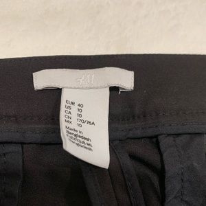 Black H&M business pants